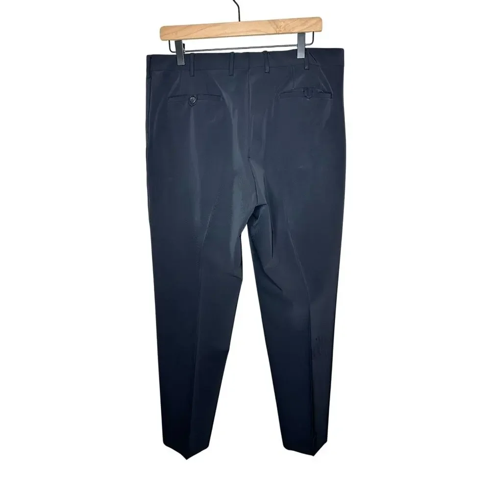 Prada Techno Stretch Pants Mens IT 52 US 36 Black Technical Trousers Italy